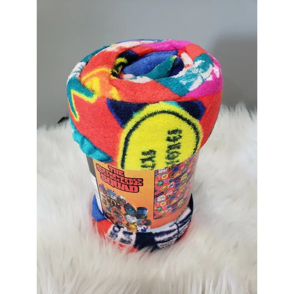 DC Comics Harley Quinn The Suicide Squad Throw‎ Blanket Super Hero Decor Bedroom